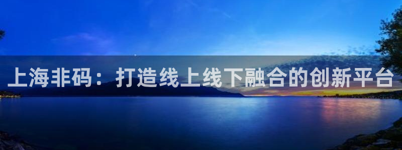 上海非码：打造线上线下融合的创新平台